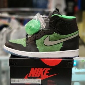 Jordan 1 high retro zoom zen green